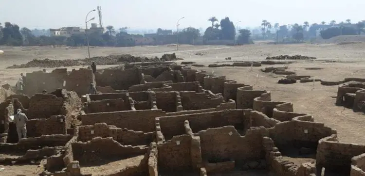 Lost Golden City of Egypt in Luxor